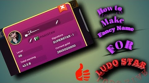 how to make fancy name for ludo star 🌟 #how_make_fancy_name #for #Ludo star