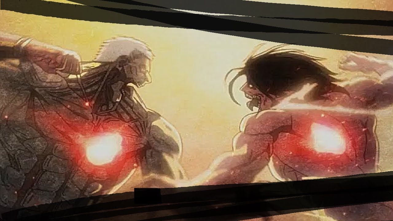 Attack on Titan Eren vs Reiner in a nutshell - YouTube