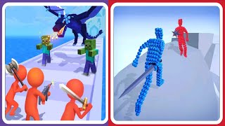 ✅Angle fight 3d gaming and 🆚 Stickman craft Run game play iOS Android😱😱🤞 screenshot 3
