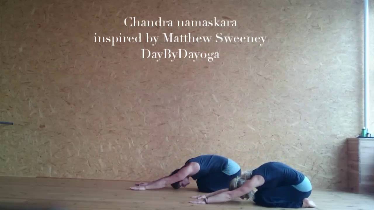 Chandra namaskara inspired by Matthew Sweeney