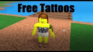 How To Get Free Tattoos In Roblox Roblox High School Youtube - codes for tattos on roblox