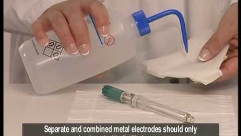 Care and maintenance of metal and Karl Fischer electrodes