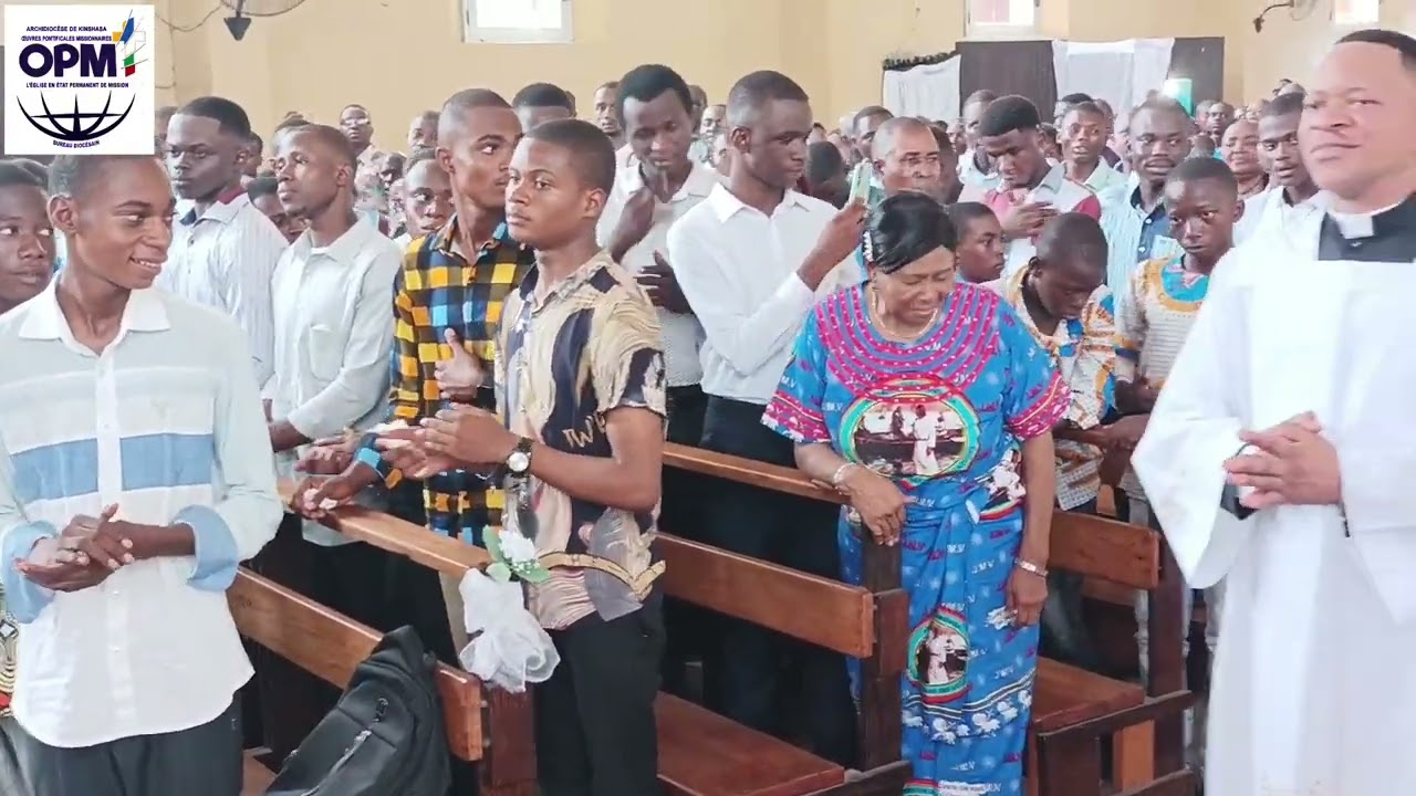 Dimanche 21 avril 2024.61ème journée mondiale de prière pour les vocations, Précession d'entrée 🇨🇩