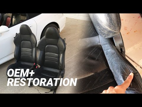 Seat leather repair, what to do? : r/S2000