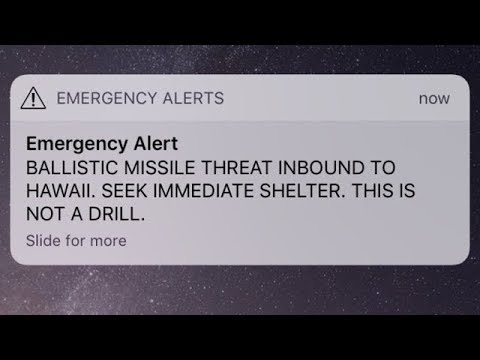 'This Is Not A Drill': A False Ballistic Missile Alert Shakes Hawaii