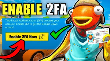 How To Enable 2FA on Fortnite (Turn on Two-Factor Authentication)