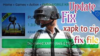 Update Fix In Pubg Kr Version 2021 From Apk Pure||Fixing Problems xapk to zip in Android screenshot 5