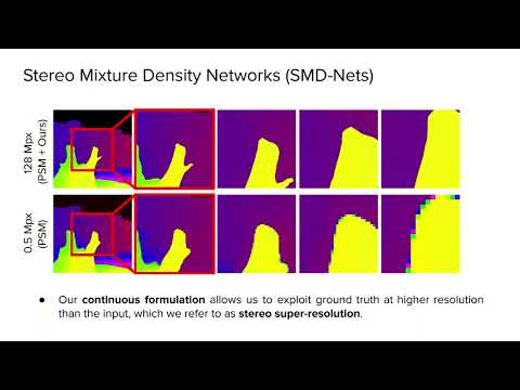 SMD-Nets: Stereo Mixture Density Networks