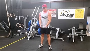 Bicep Curl Demo on the 3ft Olympic Tricep Bar