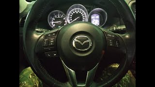 Mazda CX-5  2.0 AT Замена значка руля (разбор подушки безопасности) ч.1