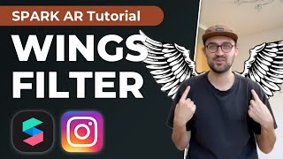Famous Wings Filter 🦋 | Spark AR Studio Tutorial for Instagram Filters Profile