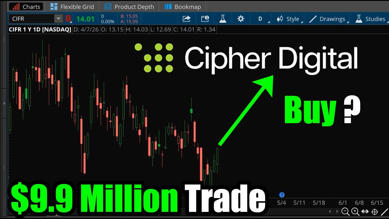 Cipher Digital Stock (CIFR): Buy After a $9.9 Million Trade? - YouTube