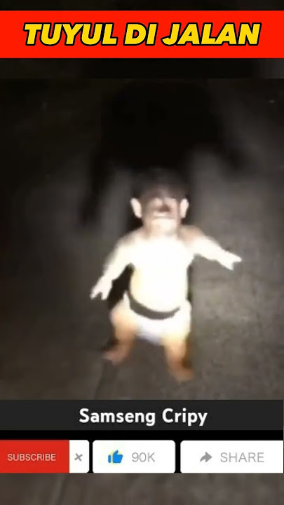 Tuyul atau manusia kerdil | penampakan hantu terjelas dan seram #shorts