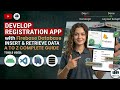 Registration App with Firebase Database (Insert & Retrieve)