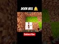 Minecraft Door Bell 🔔 #jaidmeel