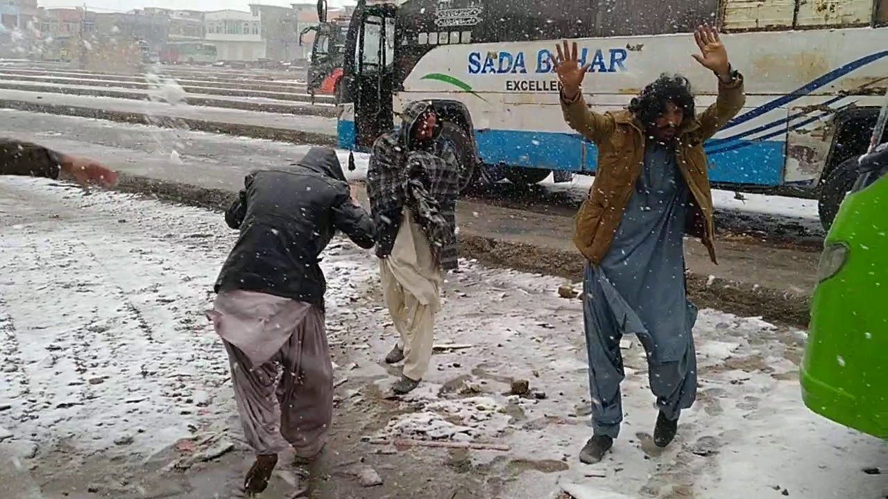 Quetta snow fall 2020