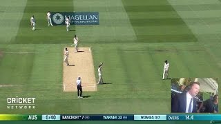 Hugh Jackman does the Ashes ball-by-ball call