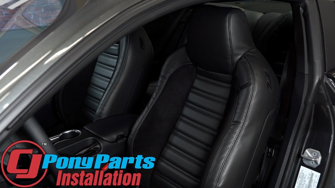 2018 Mustang Fastback Gets Comfort Style With Tmi Upholstery Sport R Series Hi Back Full Set Install