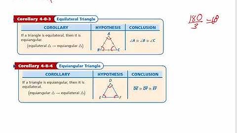Geometry: Isosceles and Equilateral Triangles Help Video