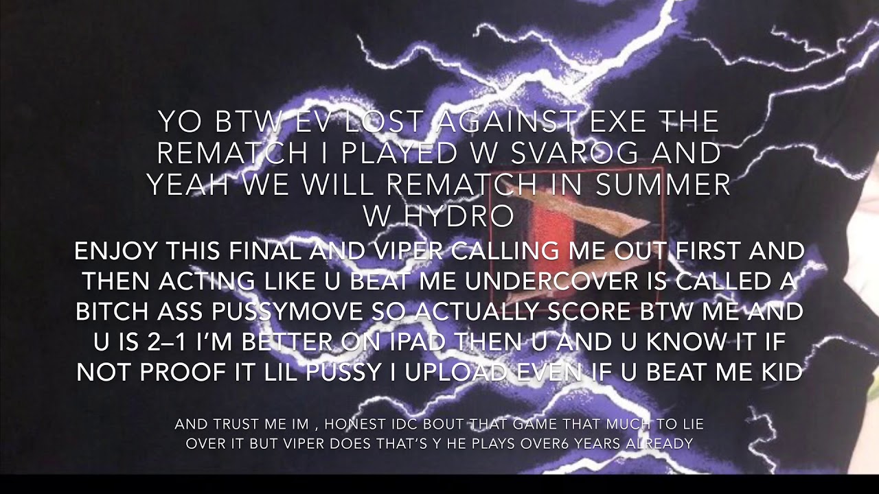 Lazor EV vs Exatic EXE  [ THE FINAL + CALL OUT ]