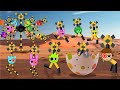 【 踏切アニメ 】生まれて合体する踏切とウネまくる電車と消防車 😂😂😂 Sprunki Incredibox as Fumikiri Railroad Crossings Meme Animation