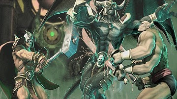 Shao Khan & Goro Defeat Onaga (MKDU Ending) [1440p 60fps✔]