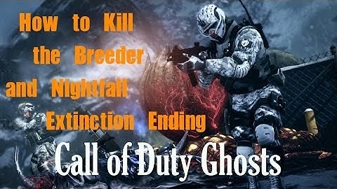 Call of Duty Ghosts How to Kill the Breeder | Extinction Nightfall Ending (Onslaught DLC)