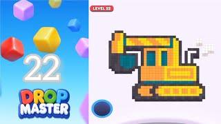 Puzzle Drop Master – Level 22: Perfect Drop Strategy #puzzledropmaster #dropmaster 