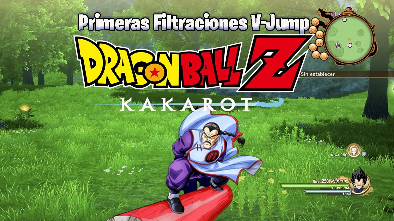 Primeras Filtraciones V jump Dragon Ball z Kakarot - YouTube