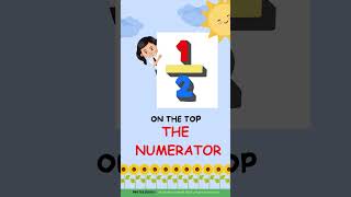 Each number in a fraction as a name #education #fractionfun #fractions #learningwithmusic #mathsongs