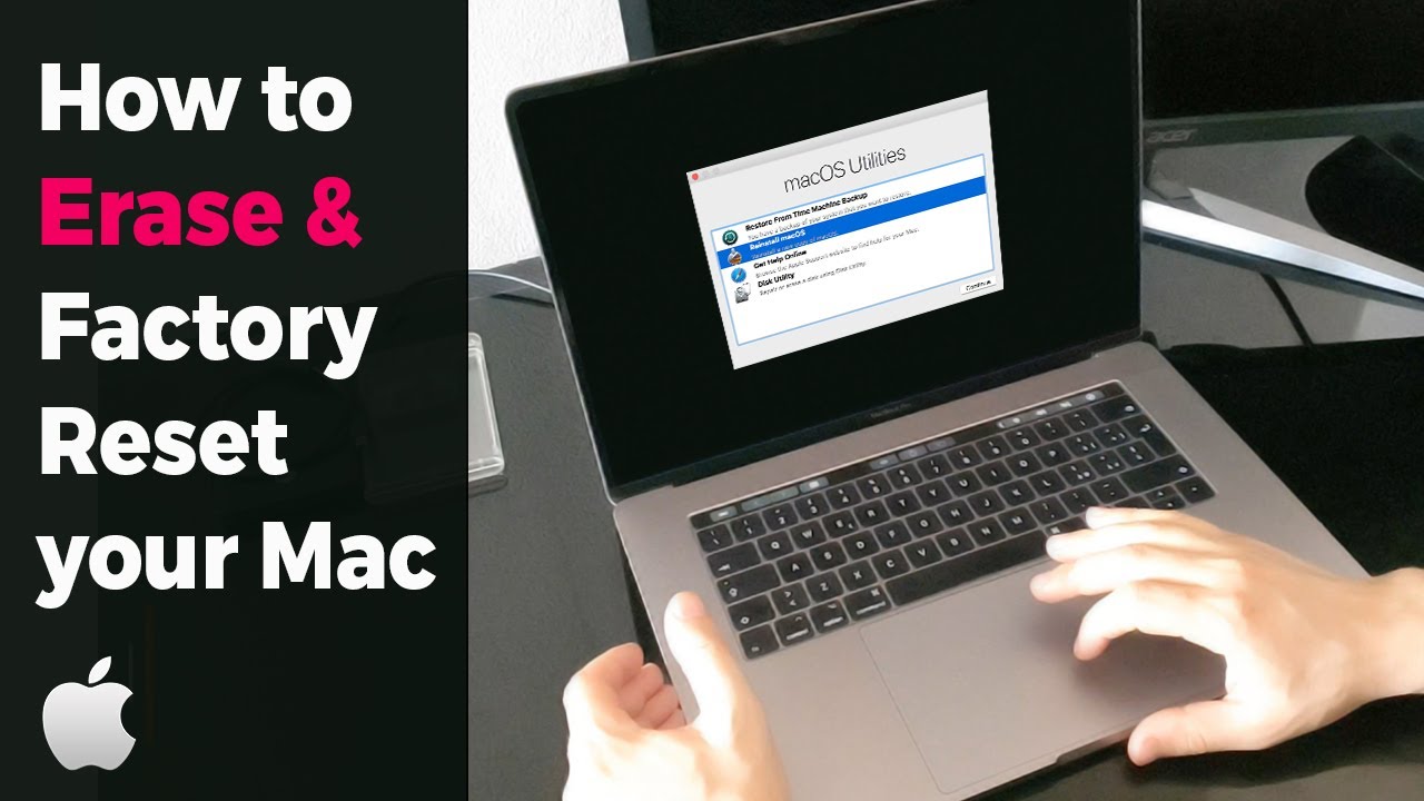 วิธี restore macbook pro New How To Reset MacBook Pro to Factory Settings - Tutorial 2020