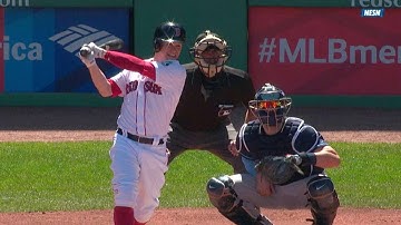 TB@BOS: Holt plates fourth run for Red Sox in the 1st
