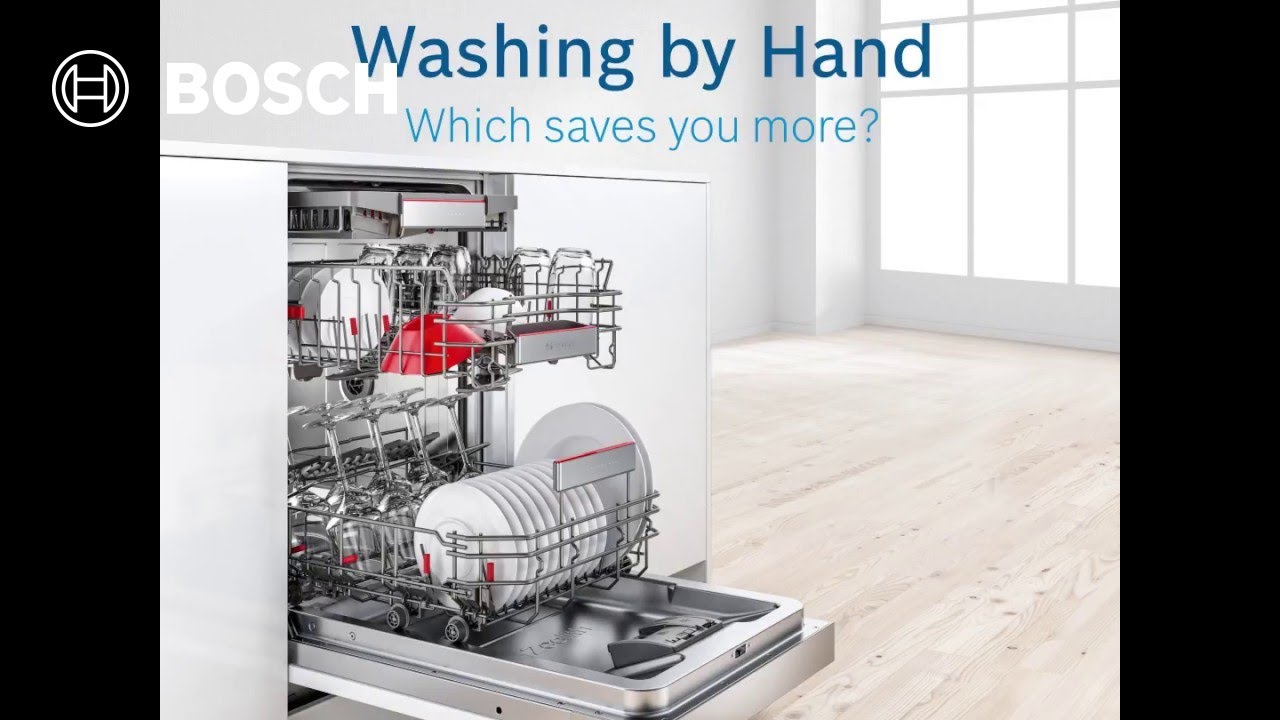 Dishwashing vs Washing By Hand Living with Bosch YouTube