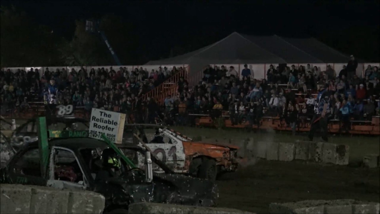 impact motorsports grand rapids michigan 2017 BROOKLIN FAIR DEMO DERBY PRO MINI FEATURE