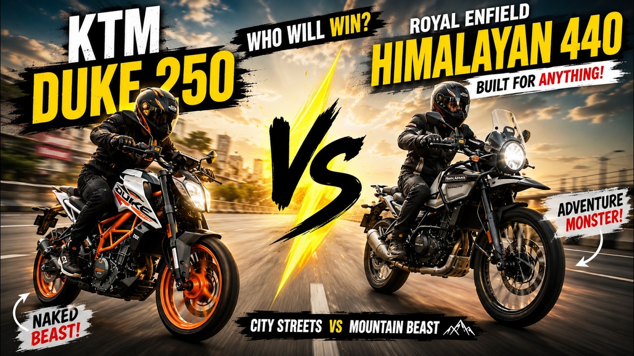 KTM Duke 250 vs Royal Enfield Himalayan 450 🔥 | Who Will Win