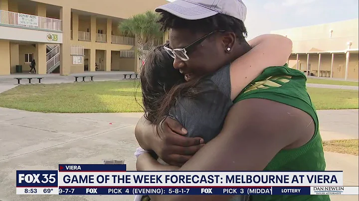 Viera football player gives jersey to favorite tea...
