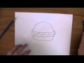 How To Draw: a Krabby Patty from Sponge Bob