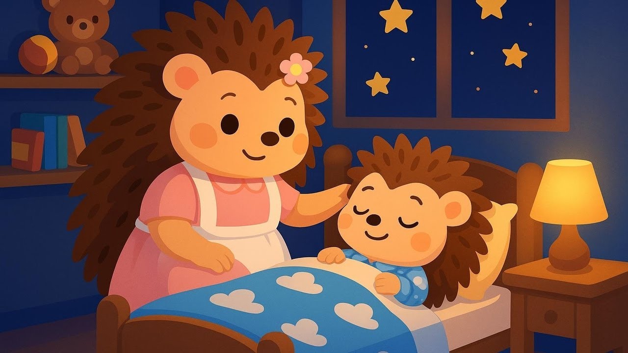 Sciroppo per la Nanna 🦔 Filastrocca Dolce per Bambini | Canzone della Buonanotte