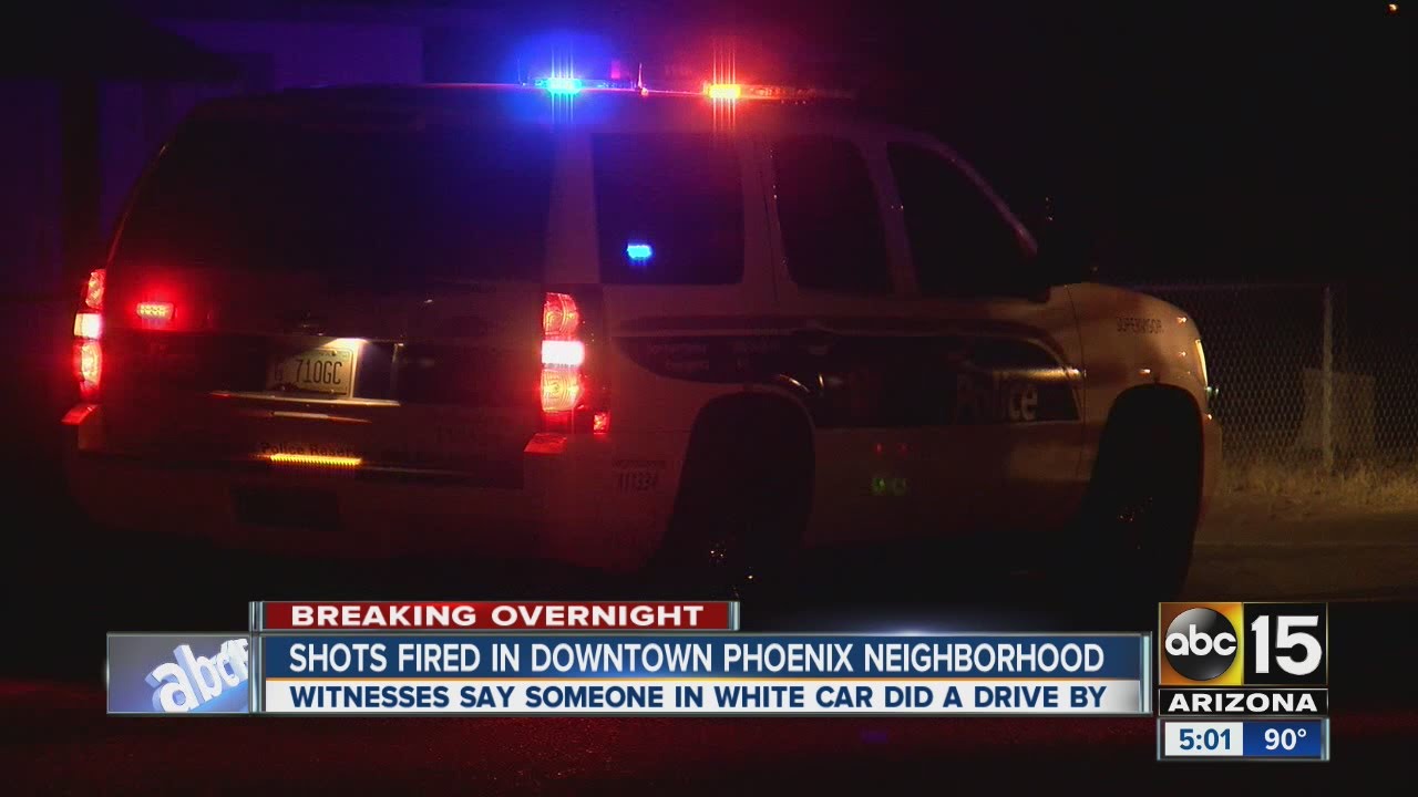 Shots fired in downtown Phoenix neighborhood - YouTube