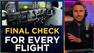 Your FINAL flight checks