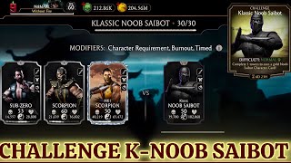 Klassic Noob Saibot challenge MK Mobile | Elder Difficulty & Requirements