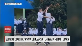 Sempat Dikritik, Siswa Berdansa Ternyata Peraih Emas