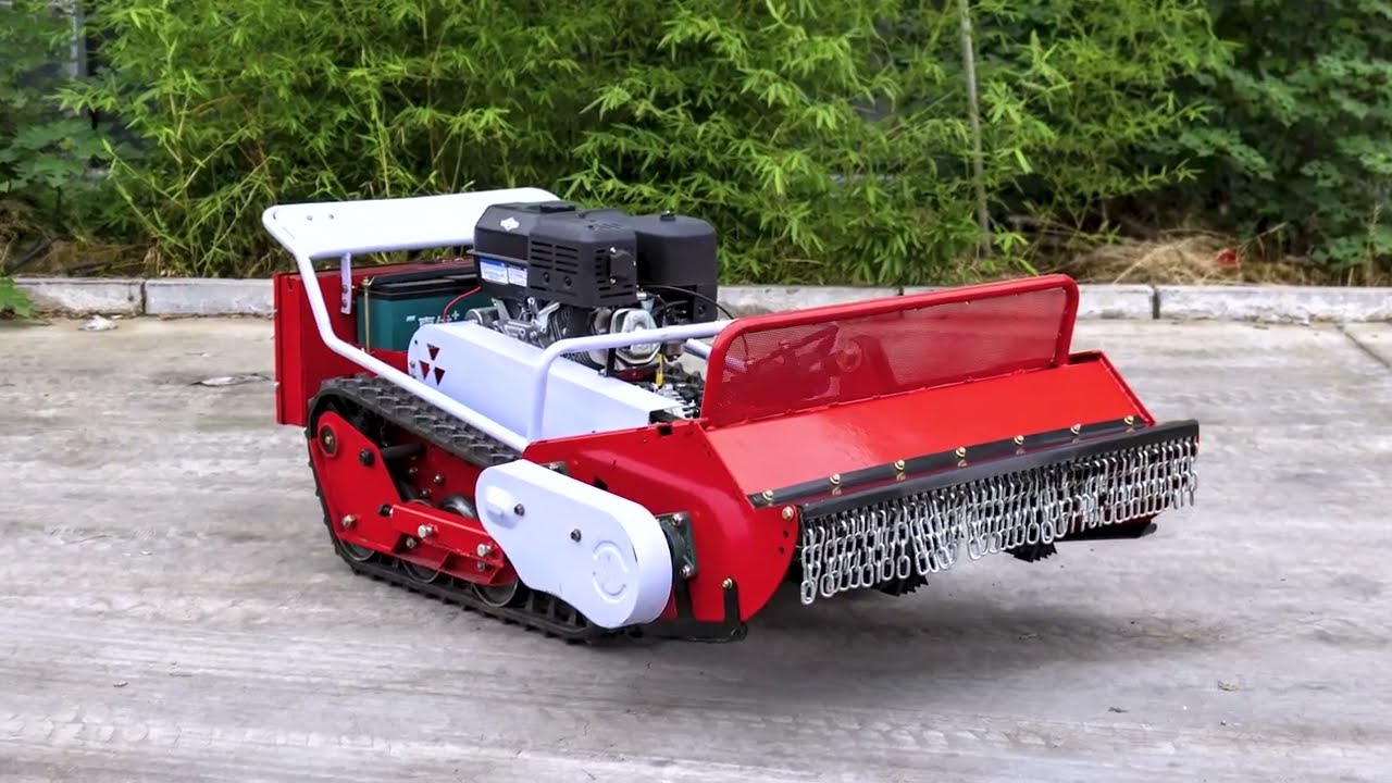 HT80S Intelligent remote control mower operation guide - YouTube