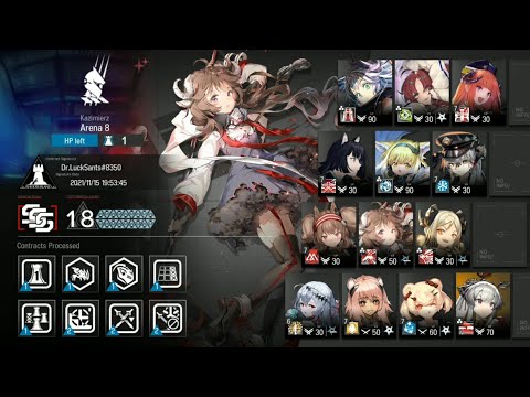 arknights CC#5 Risk 18 only girls