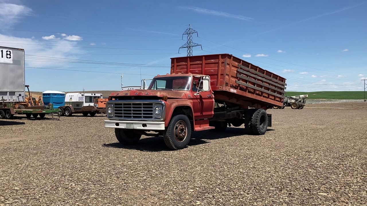 Lot 162B Ford Dump Truck July 9th - YouTube