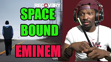THE WHOLE SONG WAS A DOUBLE!!!! EMINEM - SPACEBOUND | Reaction #Eminem #Spacebound
