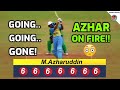 Azharuddin amazing huge sixes with a light bat  just a flick of the wrists perfectly timed shots