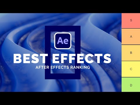 Ranking Best EFFECTS in After Effects From Best to Worst