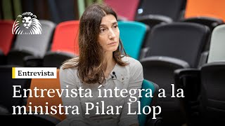 Entrevista íntegra a Pilar Llop, ministra de Justicia