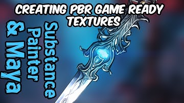PBR textures for a Sword Game Asset (Substance Painter Tutorial)